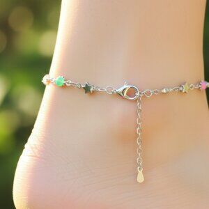 "Minimalist Anklet, Sleek & Modern Design, Women’s Fashion, YC110055-A
